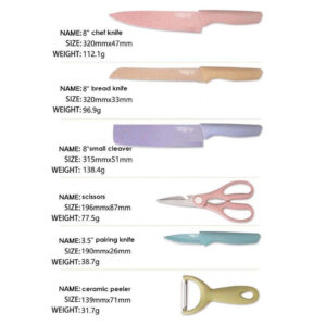 SET DE CUCHILLOS x 6